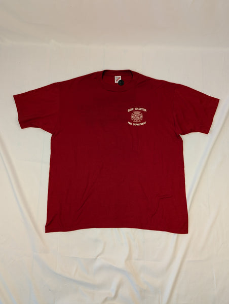 Vintage Elgin Fire Department BBQ pit crew T-Shirt
