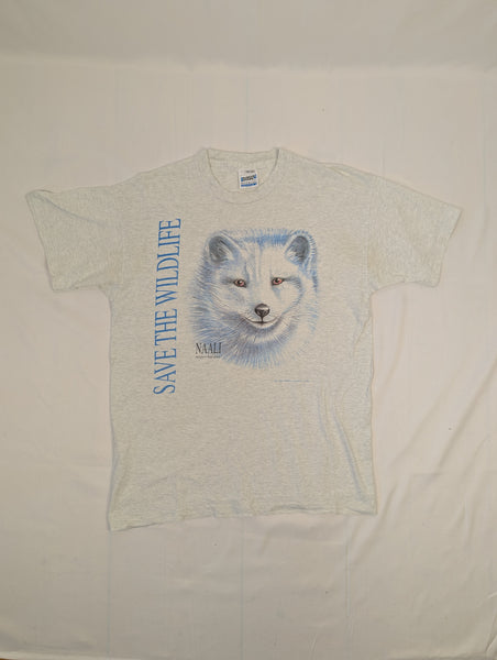Vintage Naali Schneefuchs T-Shirt