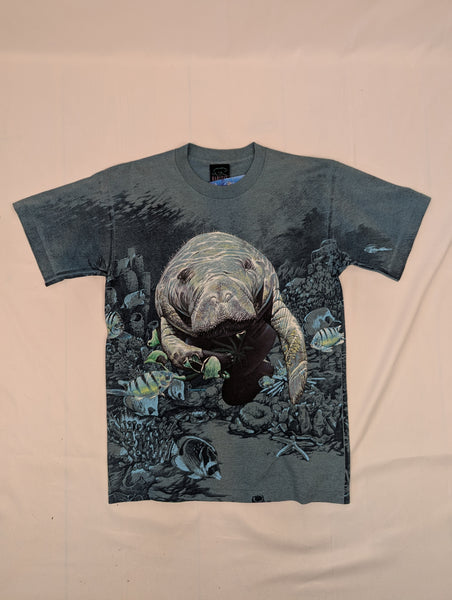 Vintage Habitat AOP Manatee T-Shirt deadstock